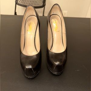 YSL platform heels